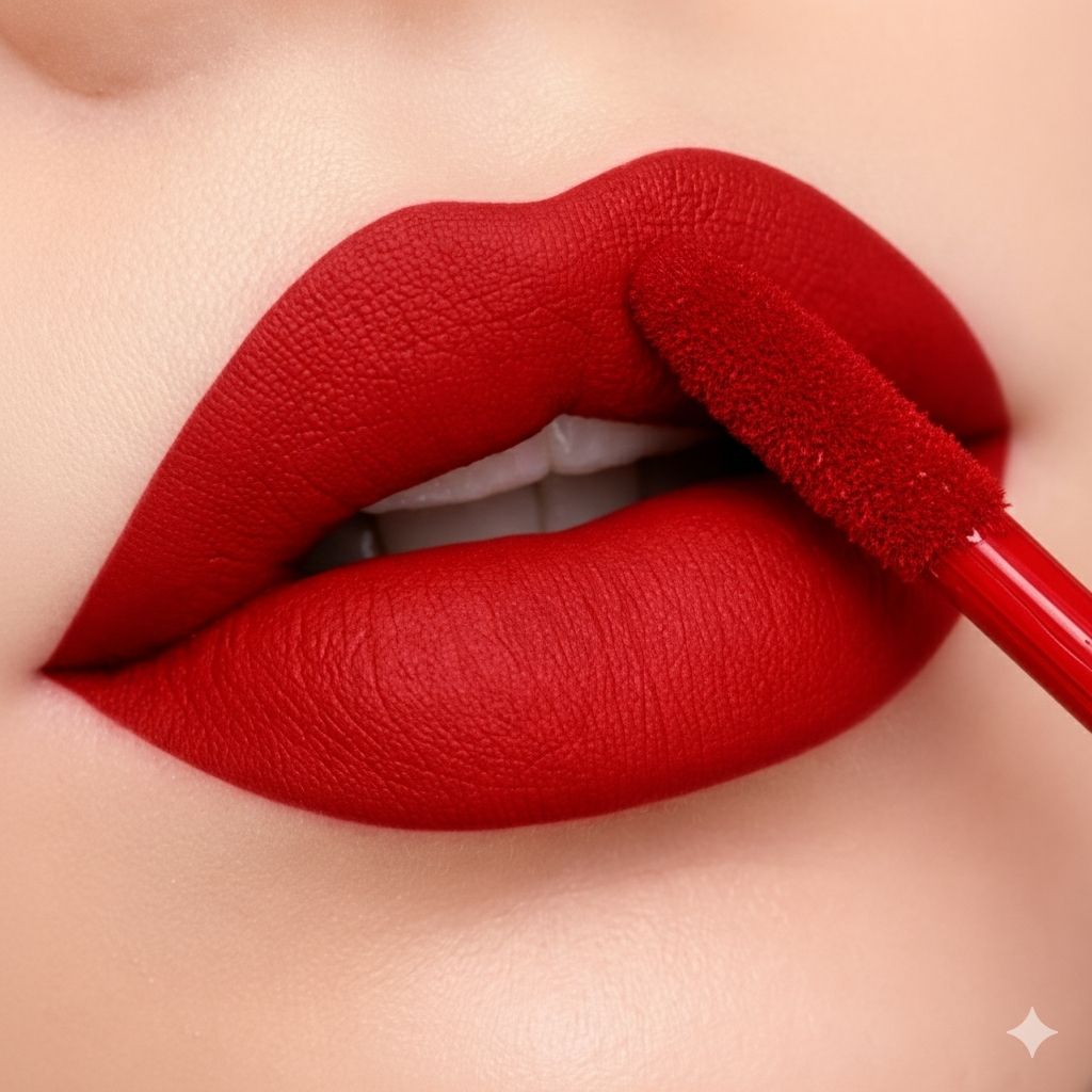 bella bloom Blood Red Shade Liquid Matte Lipstick | Intense Matte Finish, Smudge Proof-picture-12