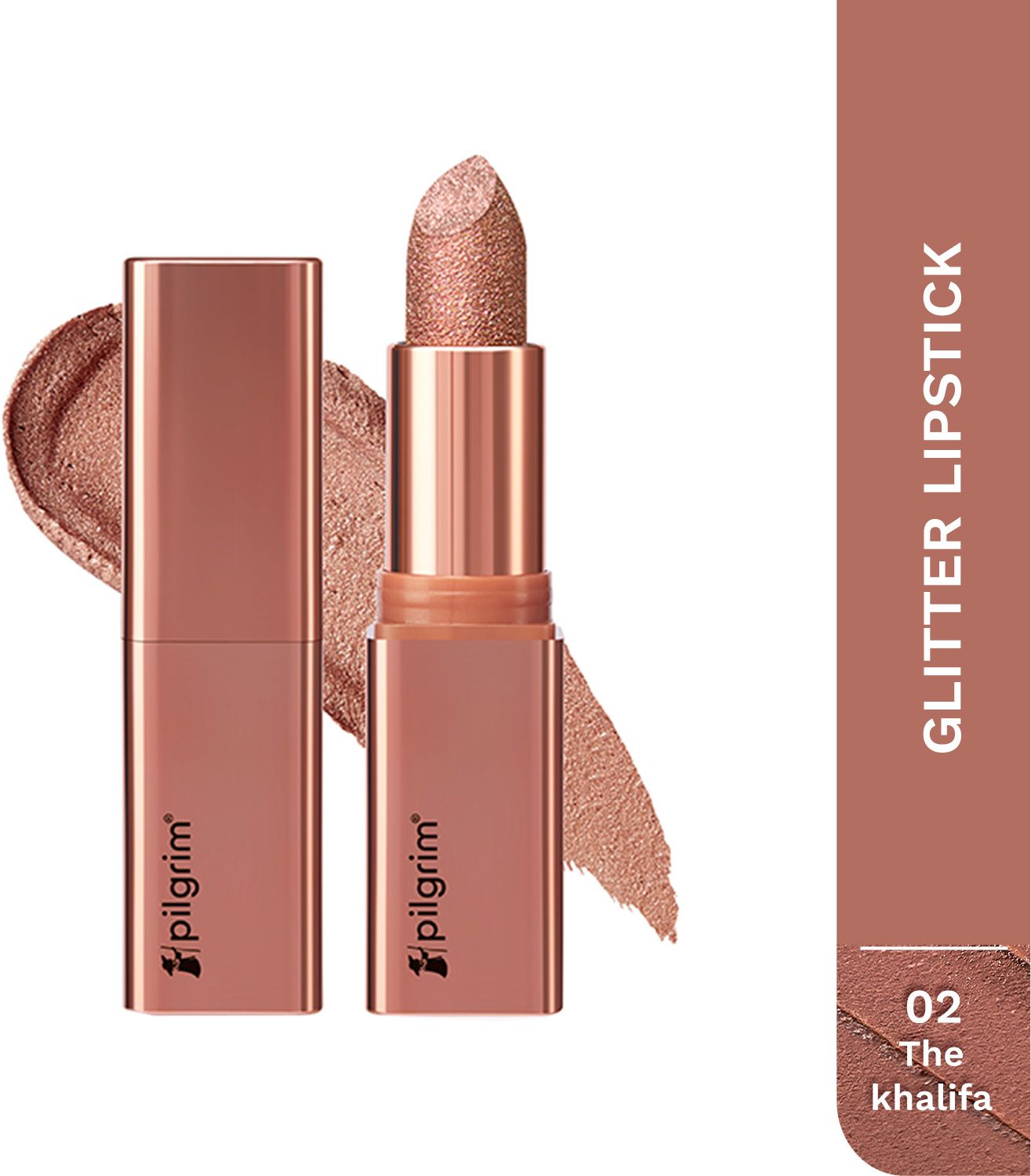 pilgrim Glitter Lipstick Luxurious 3-D Glitter Formula With Matte Finish-picture-11