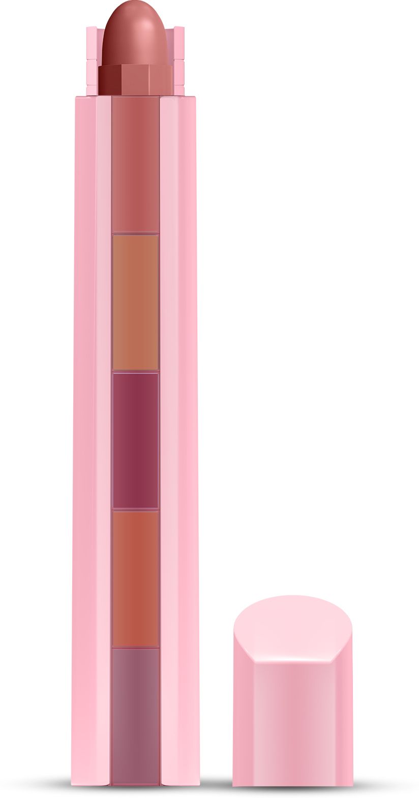 renee Everyday Fab 5 5-in-1 Nude Lipstick, 5 Shades in 1, Matte Finish, Glides Easily-picture-14