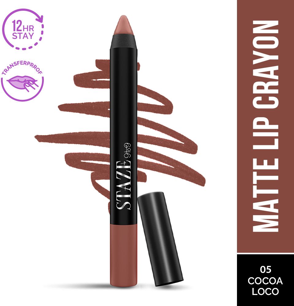 Pout On Matte + Smudgeproof Lip Crayon