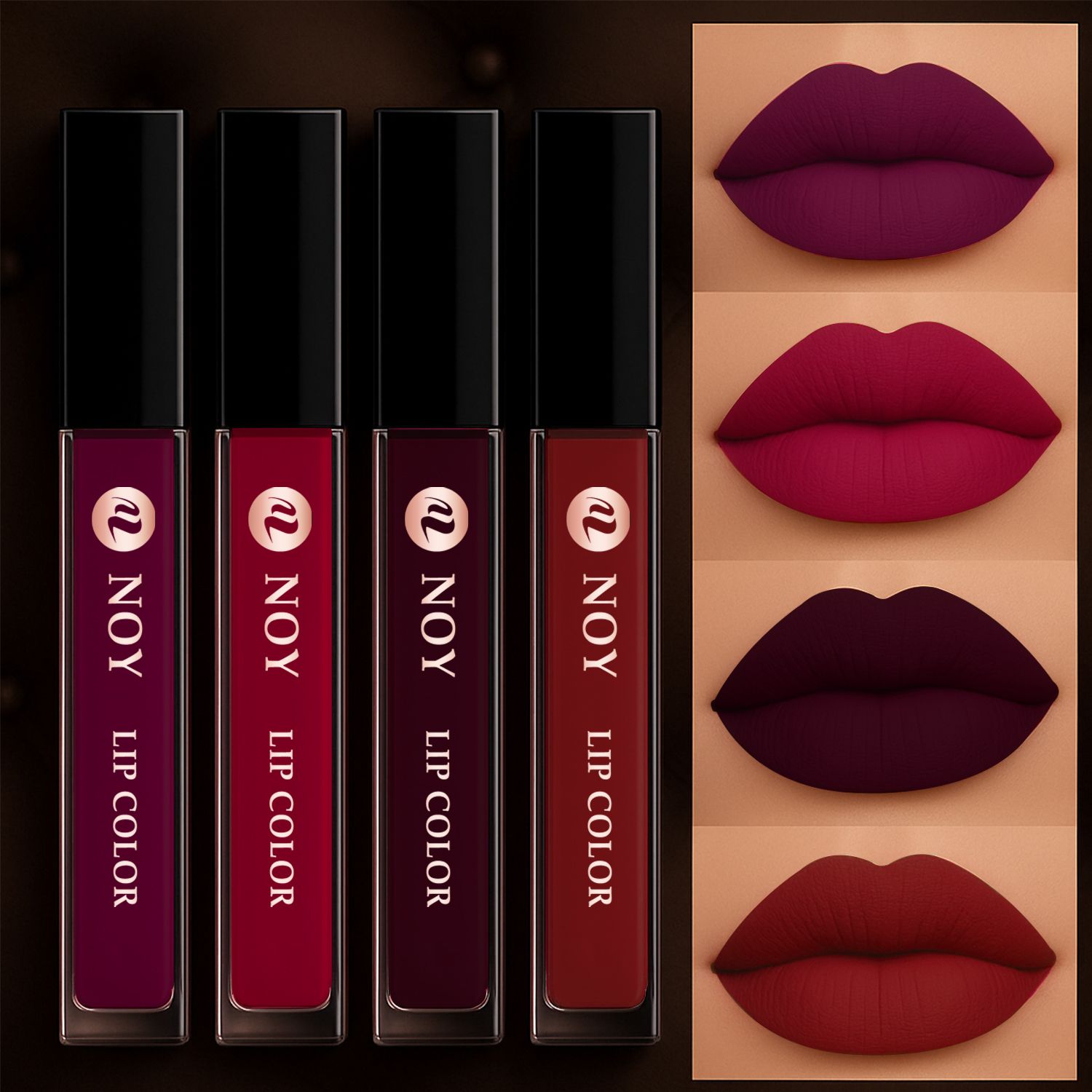 noy Waterproof Lipstick Ultra Matte Smooth Texture Deep Look Liquid Lipstick-picture-25