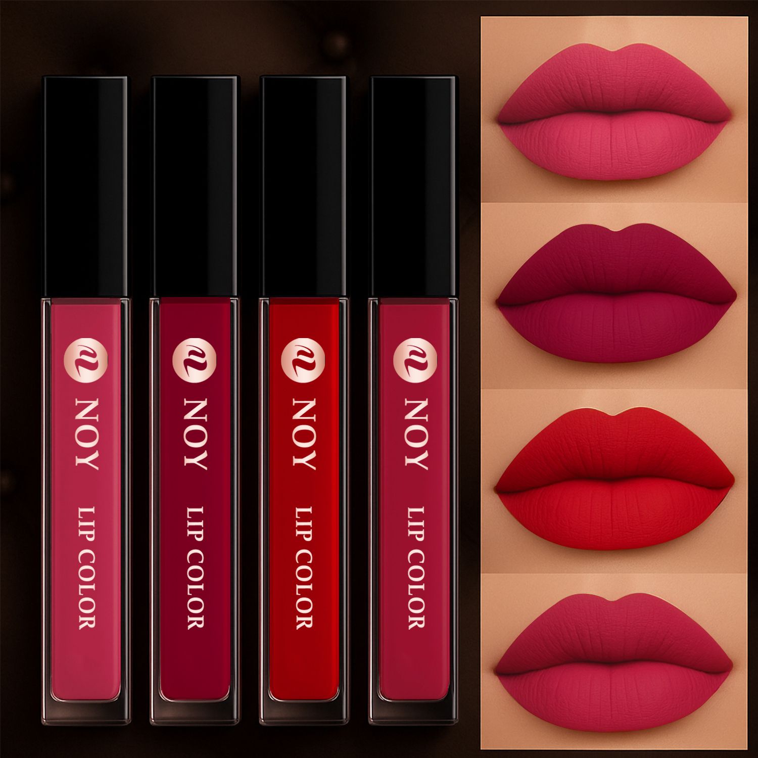 Liquid Matte Lipstick Set Soft Matte High Colour Payoff Matte Lipstick-image-29