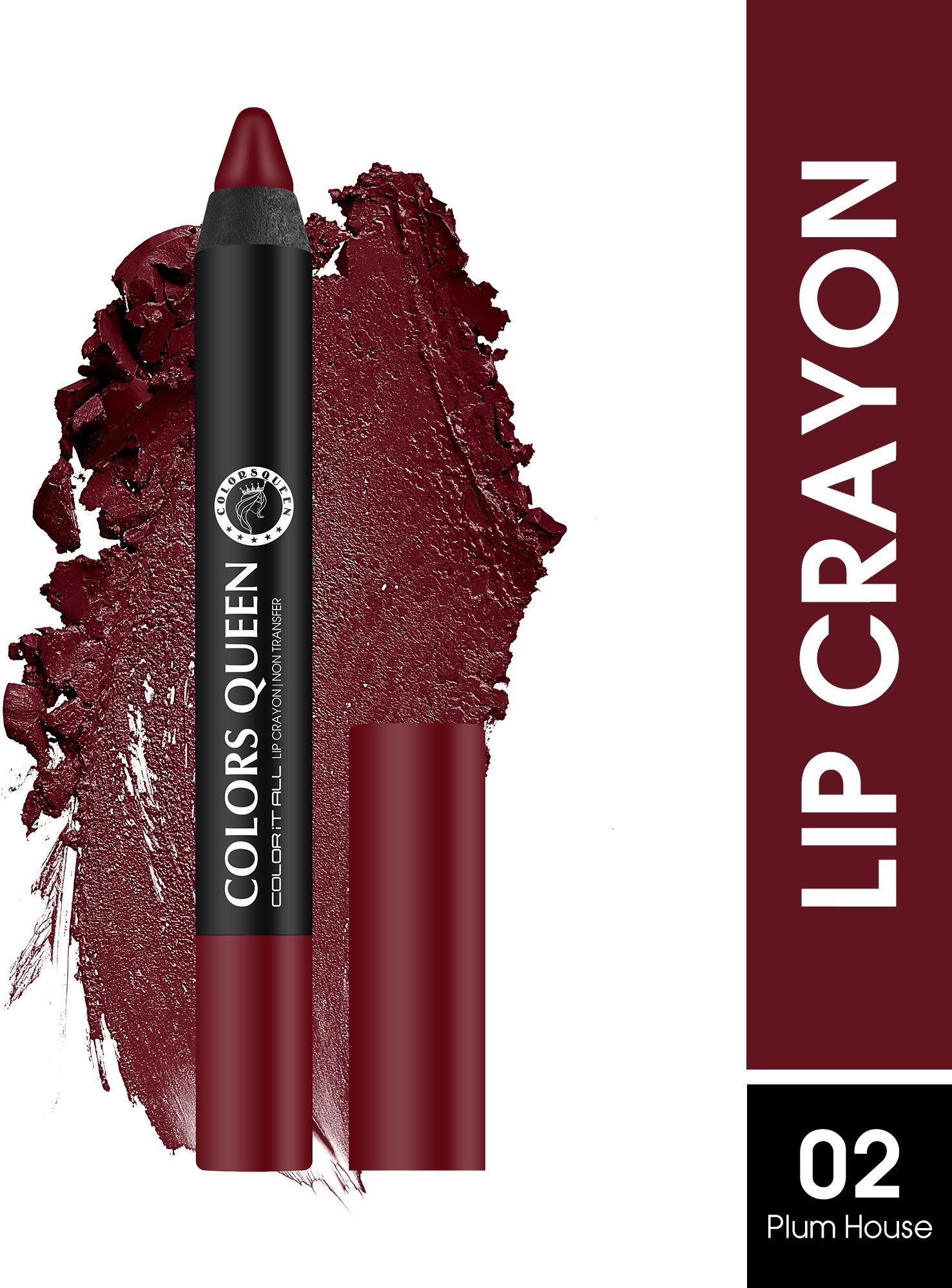 colors queen Color It All Lightweight, Long Lasting Non Transfer Matte Crayon Lipstick-picture-10