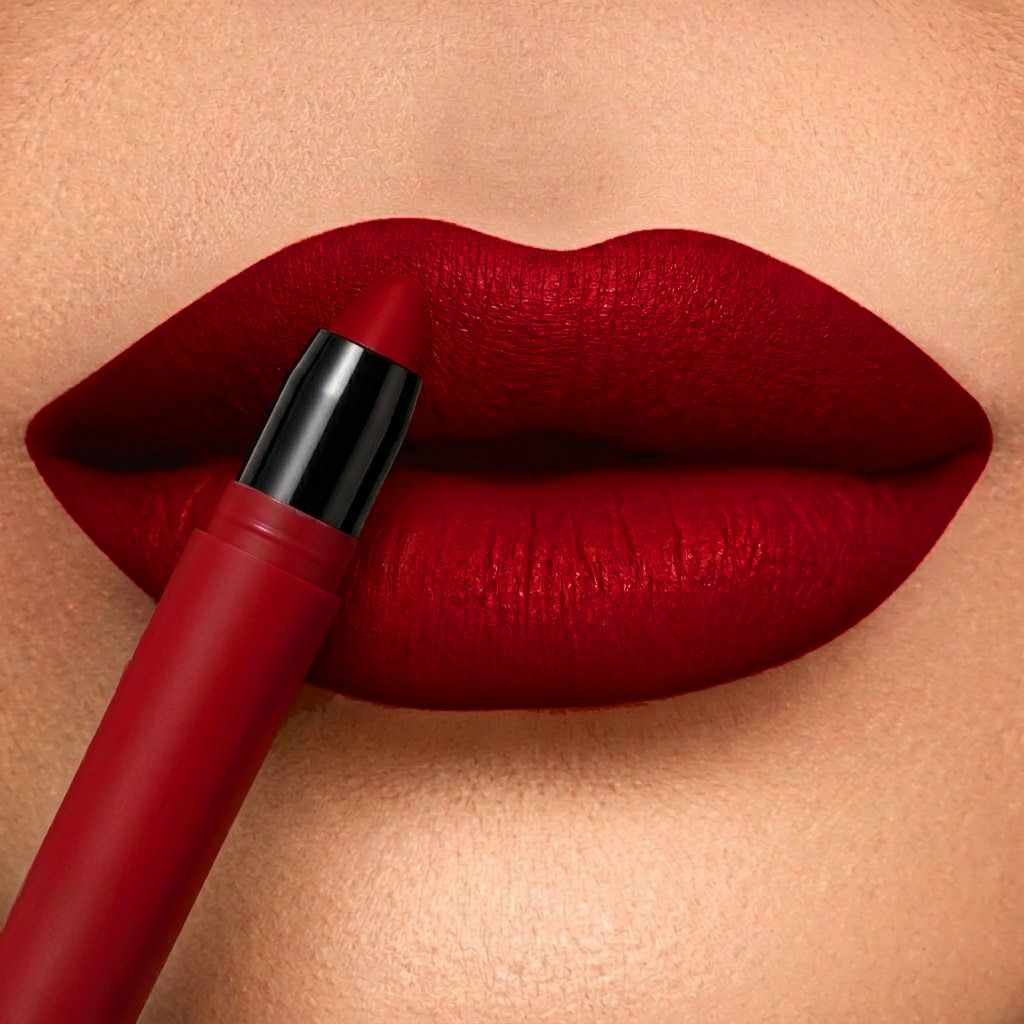 evererin SPICY RED MATTE FINISH CRAYON LIPSTICK-picture-38