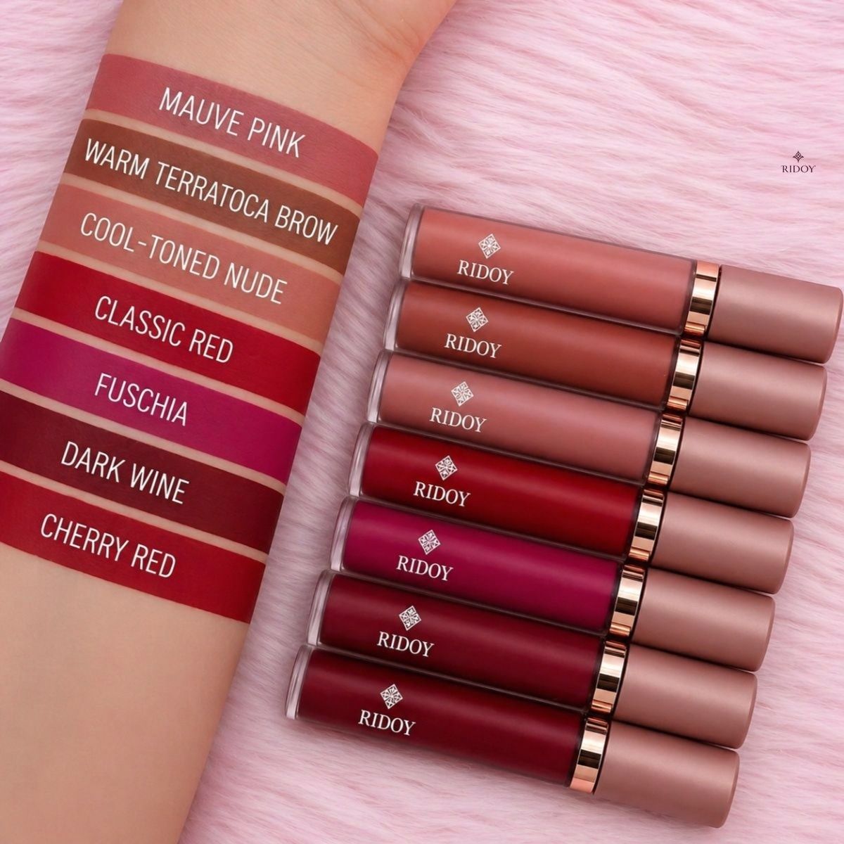 lipstick | Premium Waterproof Lipstick Long Stay Series for Smudge-Free &-image-19