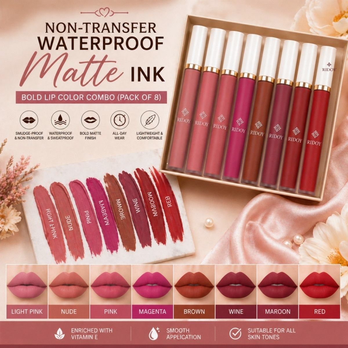 lipstick waterproof | Advanced Lip Care - Bold & Glamorous Look All Day Style &-image-39
