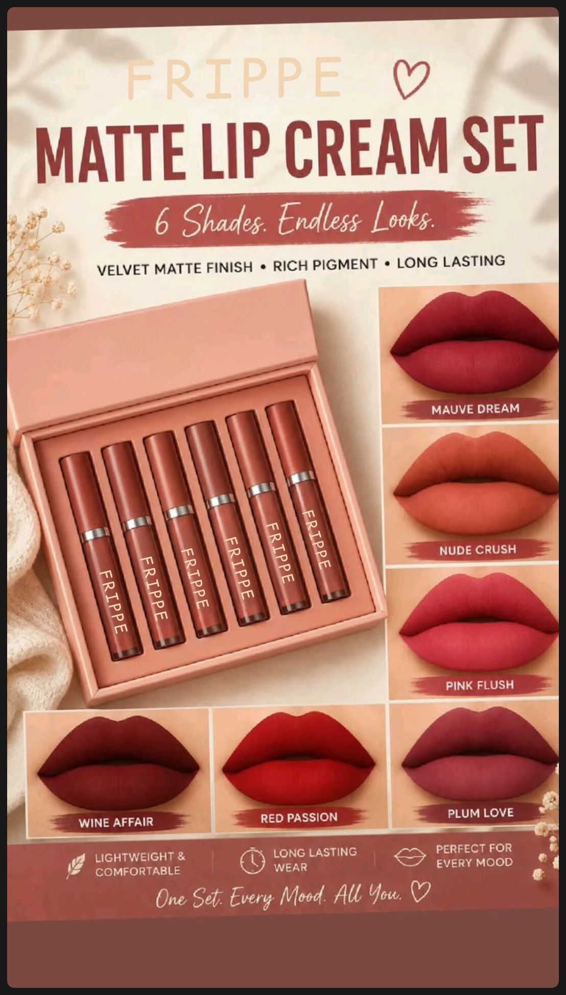 frippe Ultra Pigmented Soft Touch Matte Liquid Lipstick-picture-8