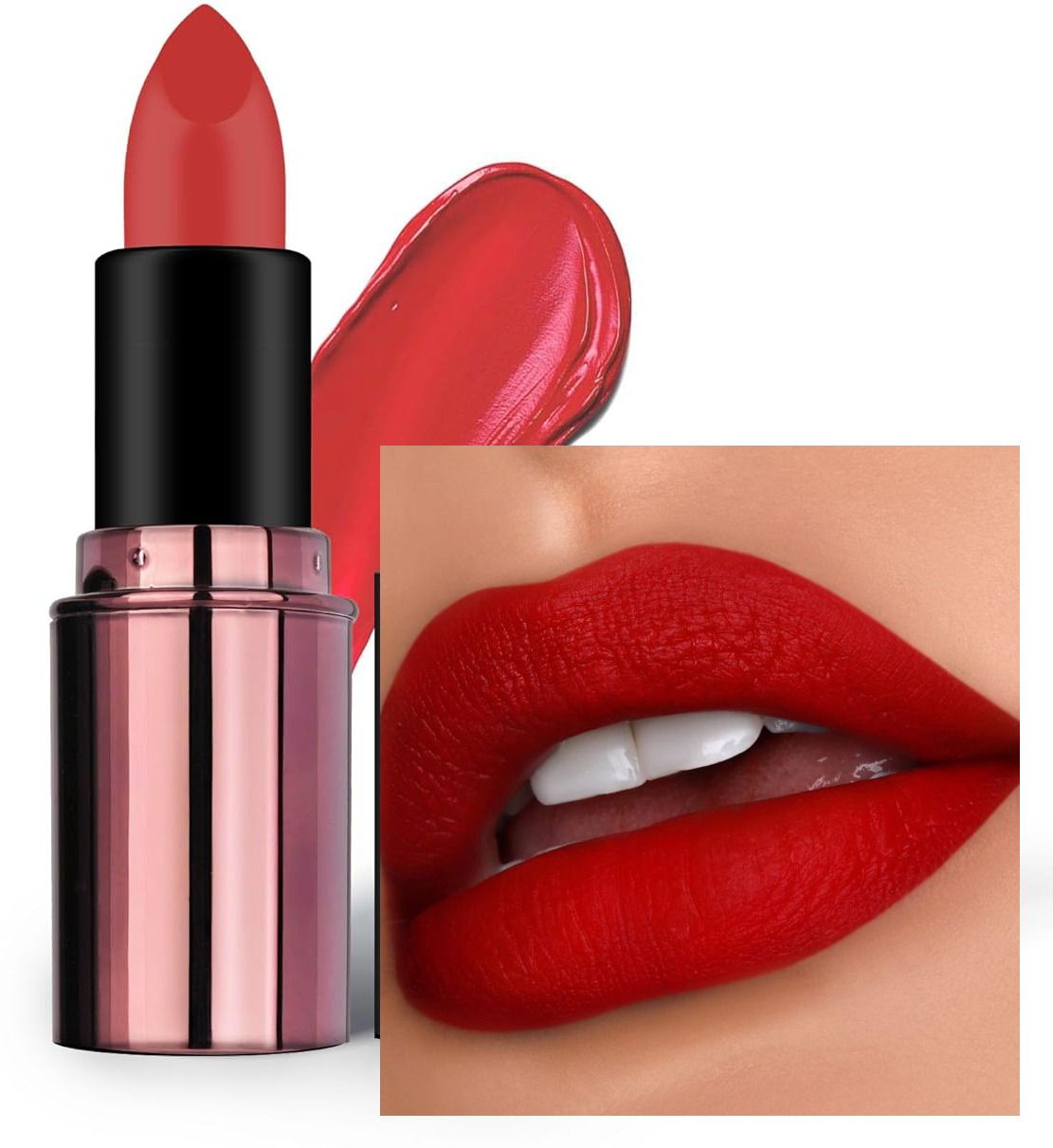 Hot Red Matte Lipstick for Bold and Glamorous Lips-image-16