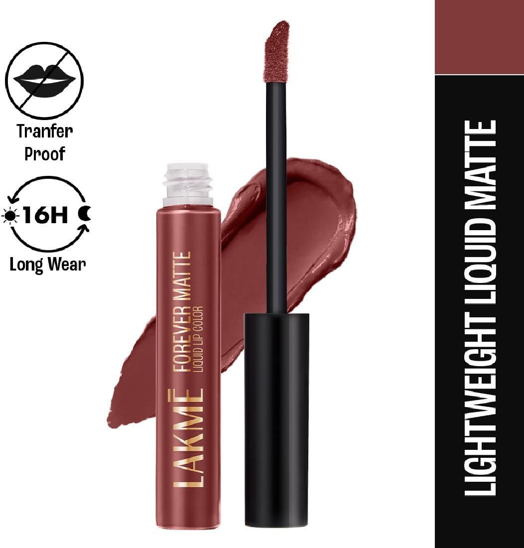 Lakme Forever Matte Liquid Lip Colour, Nude Dream