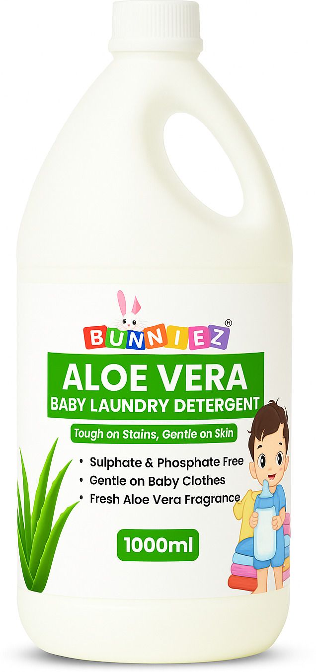 bunniez Baby Laundry Detergent, pH balanced & Gentle on baby skin Multi-Fragrance Liquid Detergent-picture-17