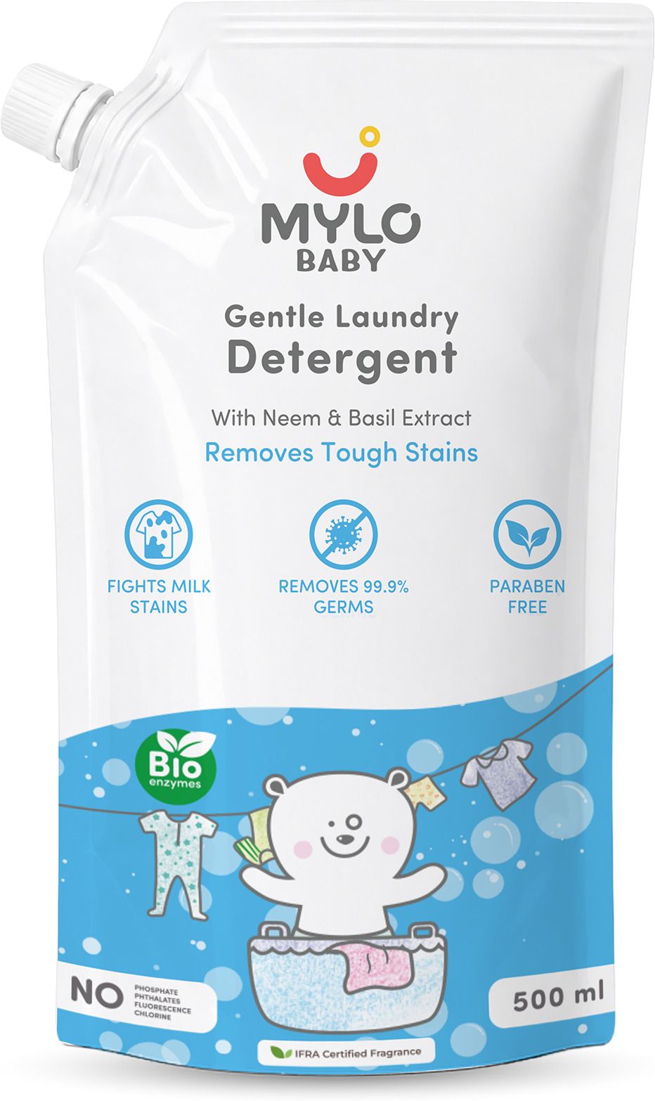 Baby Gentle Laundry| Chemicals & Fragrance Free | pH Balanced Liquid Detergent-image-43