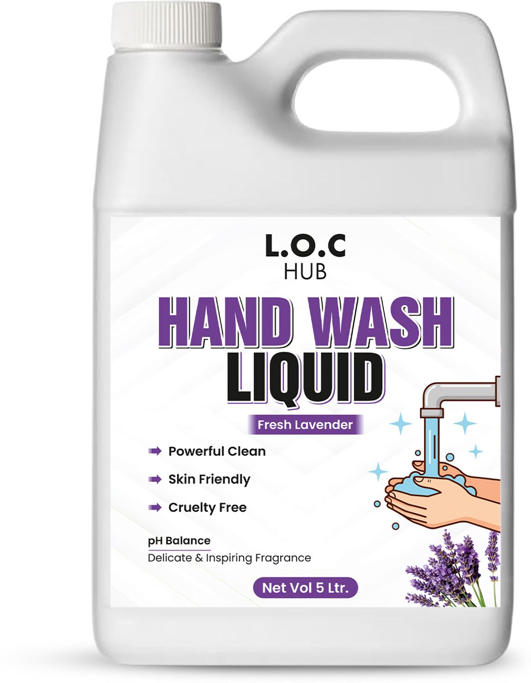 loc Hand Wash Lavender Liquid Detergent-picture-35