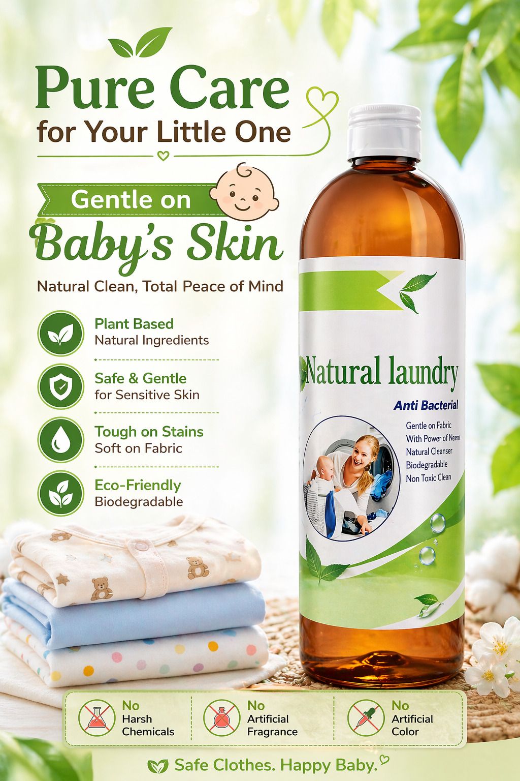 village cart Natural Laundry liquids Neem Liquid Detergent-picture-34