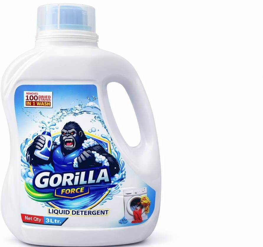 girgit gorila force liquid detergent gel 2-in-1 best for front load and top load Fresh Liquid Detergent-picture-20