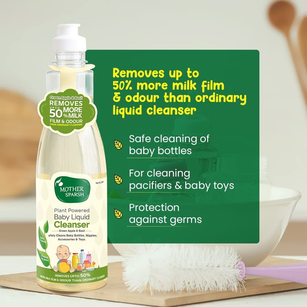 mother sparsh Baby Liquid Bottle Cleanser 175ml Multi-Fragrance Liquid Detergent-picture-41