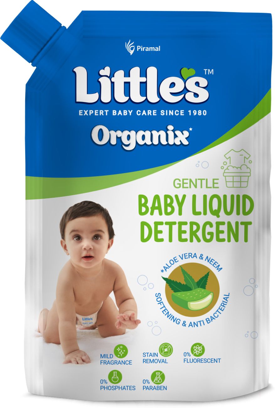 little's Organix Gentle Baby Liquid Detergent with Aloe Vera and Neem, refill Floral Liquid Detergent-picture-23