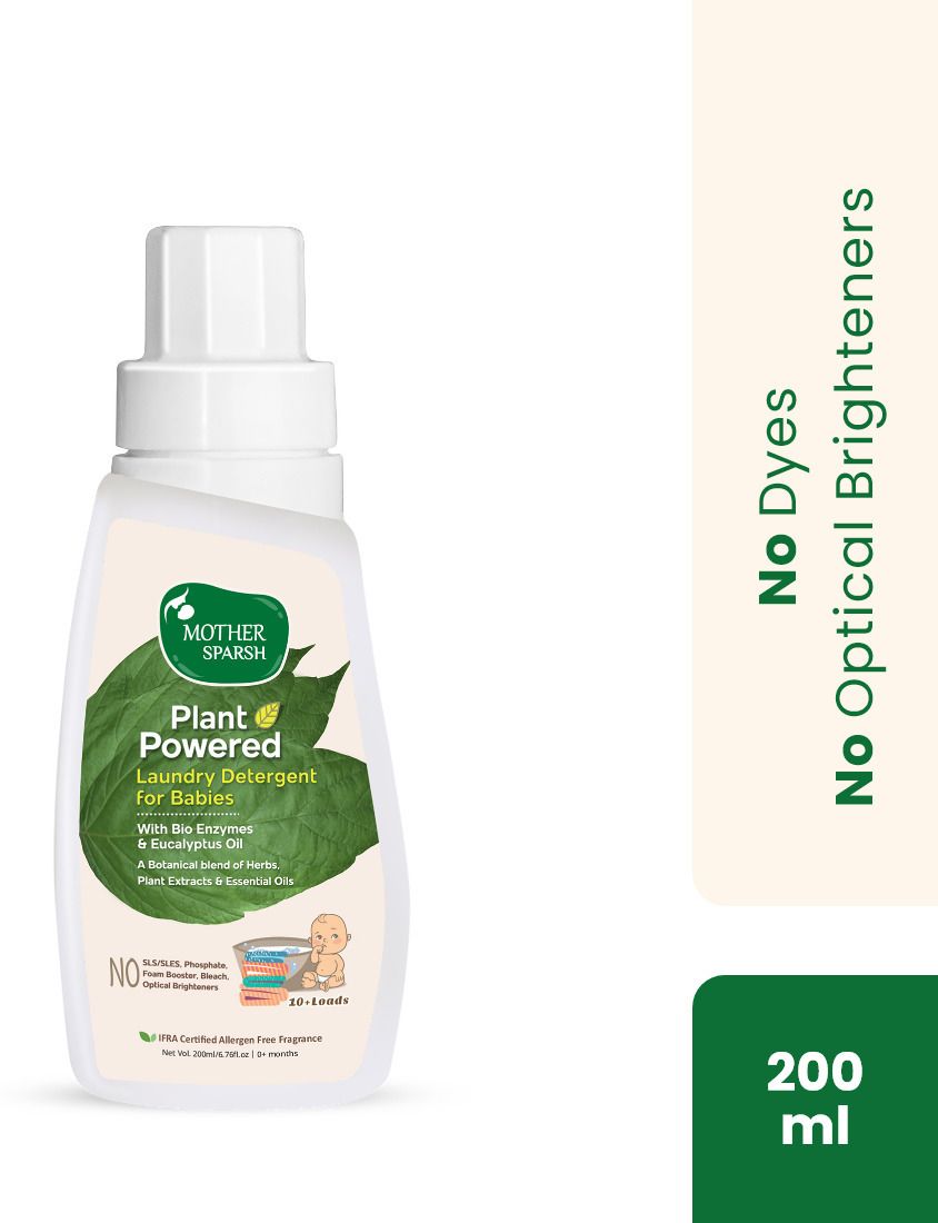 mother sparsh Plant Powered Baby Laundry Liquid Detergent 200ml Liquid Detergent-picture-32
