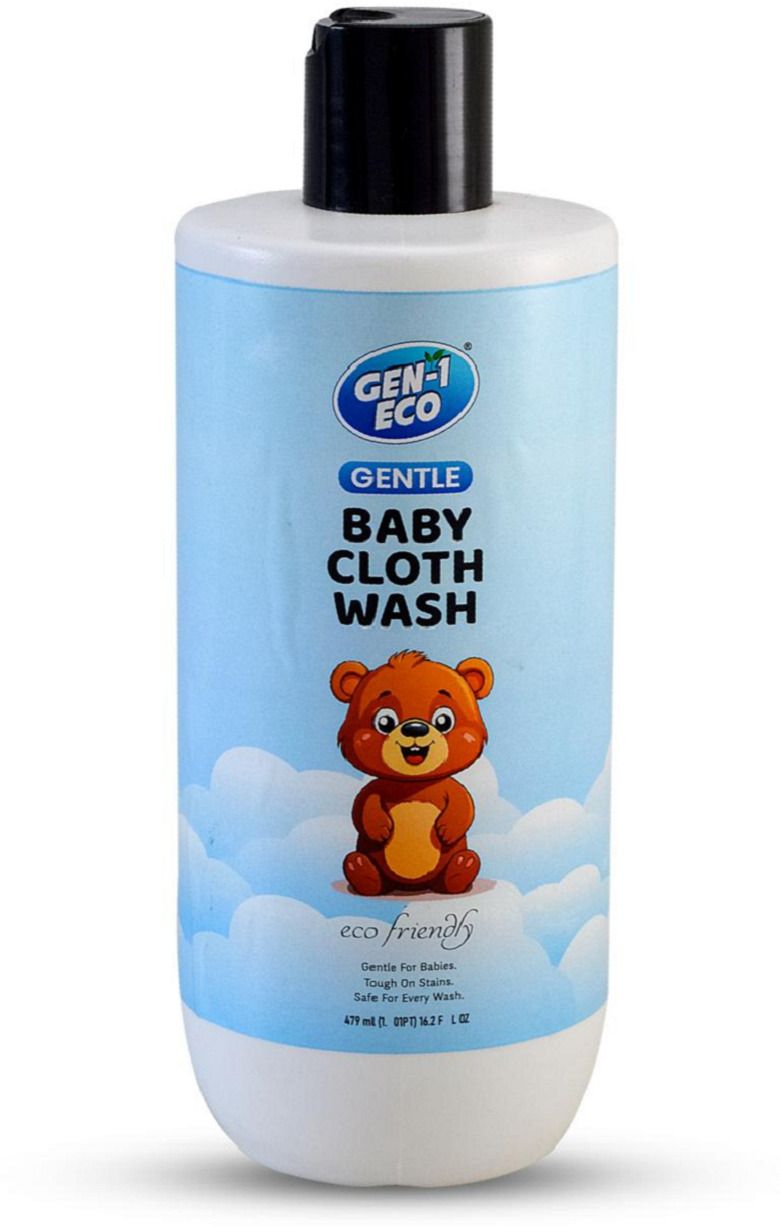 Gen1eco Baby Cloth Wash Liquid Detergent 500ML A1 Fresh Liquid Detergent-image-22