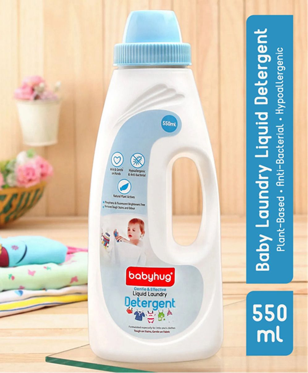 babyhug Plant-Based Liquid Laundry Detergent for Babies Natural & Gentle Fabric Cleaner Fresh Liquid Detergent-picture-11