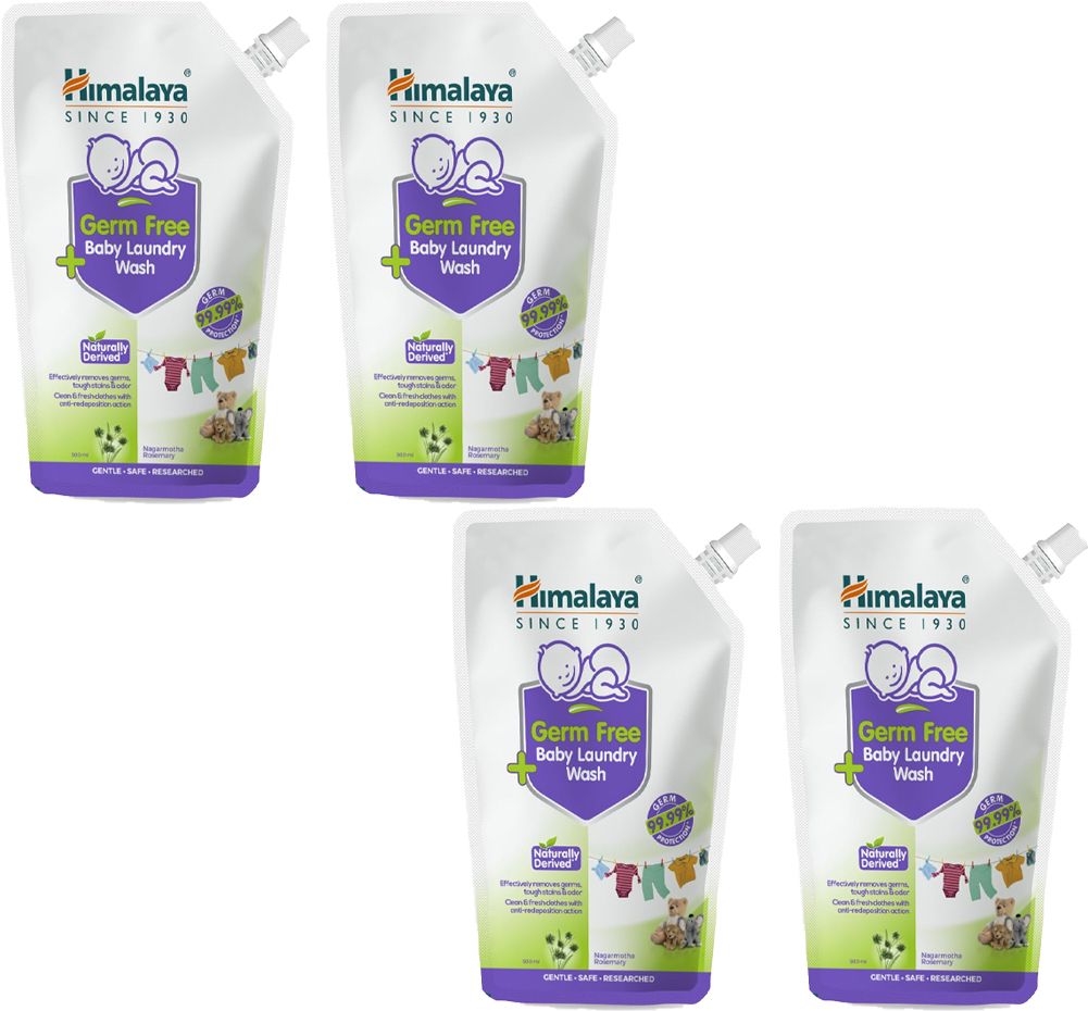 GERM-FREE B LAUNDRY WASH 500ML (POU) ( Pack of 4 ) Fresh Liquid Detergent-image-12