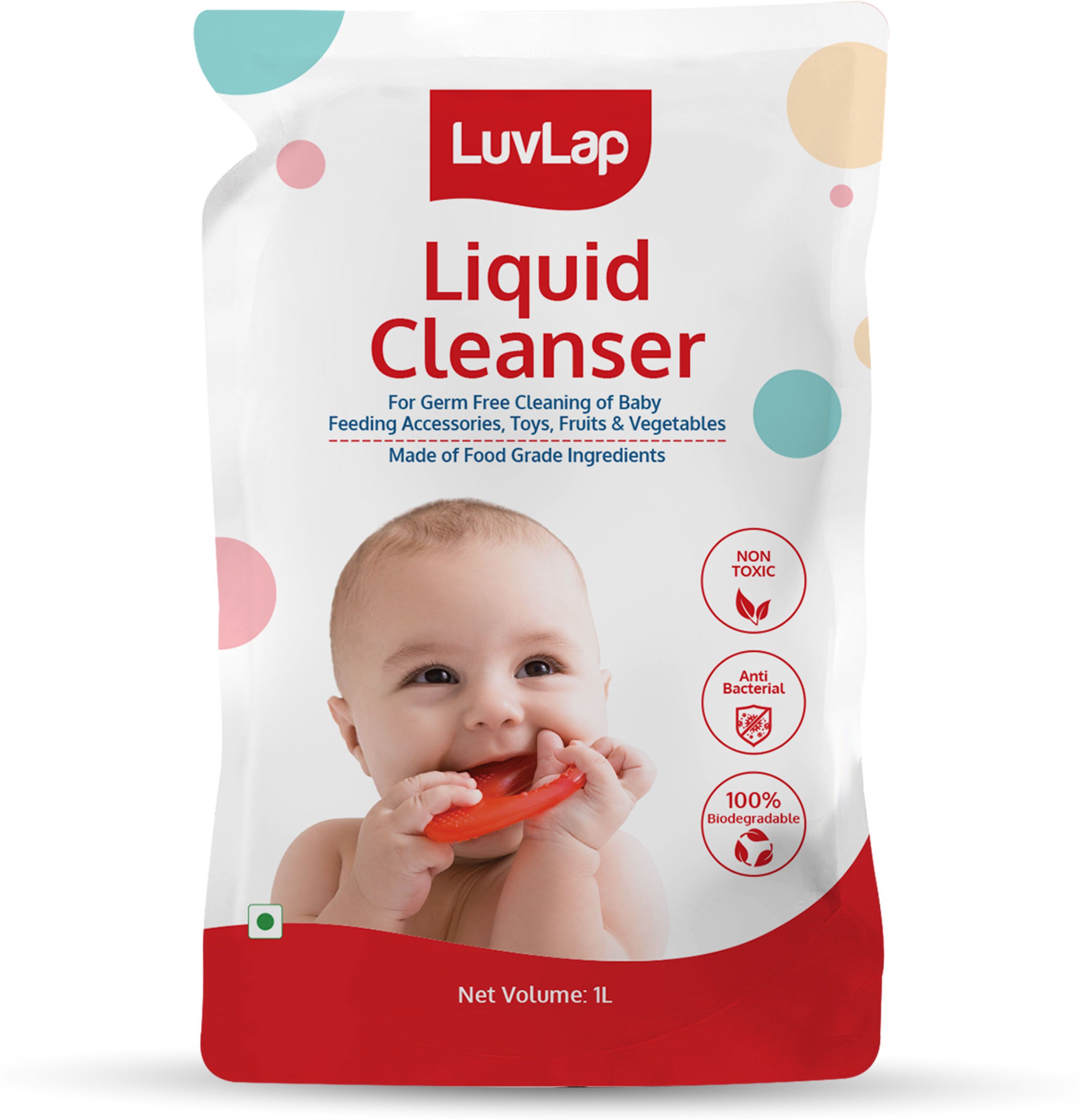 Baby Laundry Liquid Detergent, Food Grade, Refill Pack Liquid Detergent
