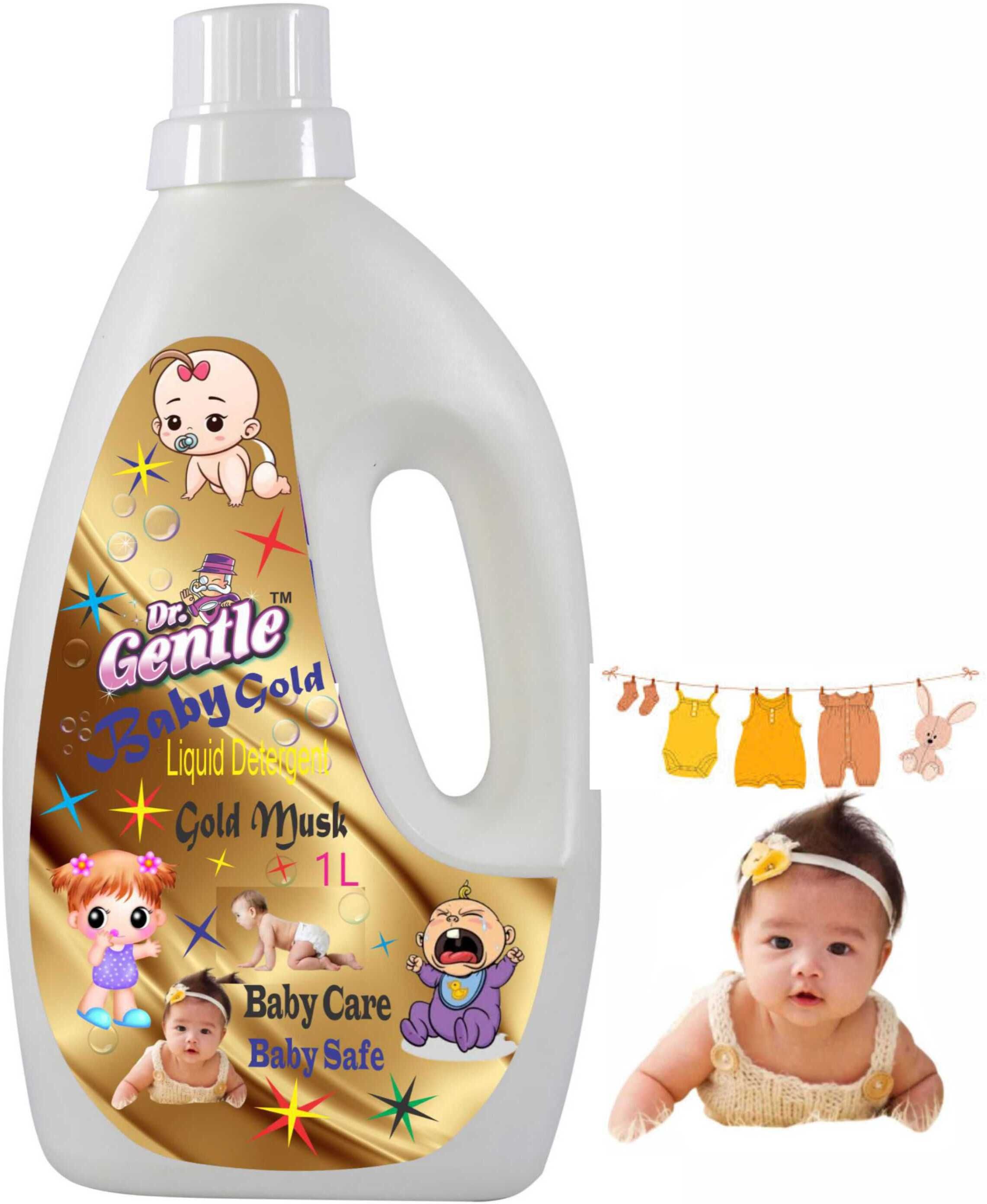 doctorgentle Baby Liquid for Clothes Brighteners & Bleach Anti-Bacterial Liquid Detergent Floral Liquid Detergent-picture-18