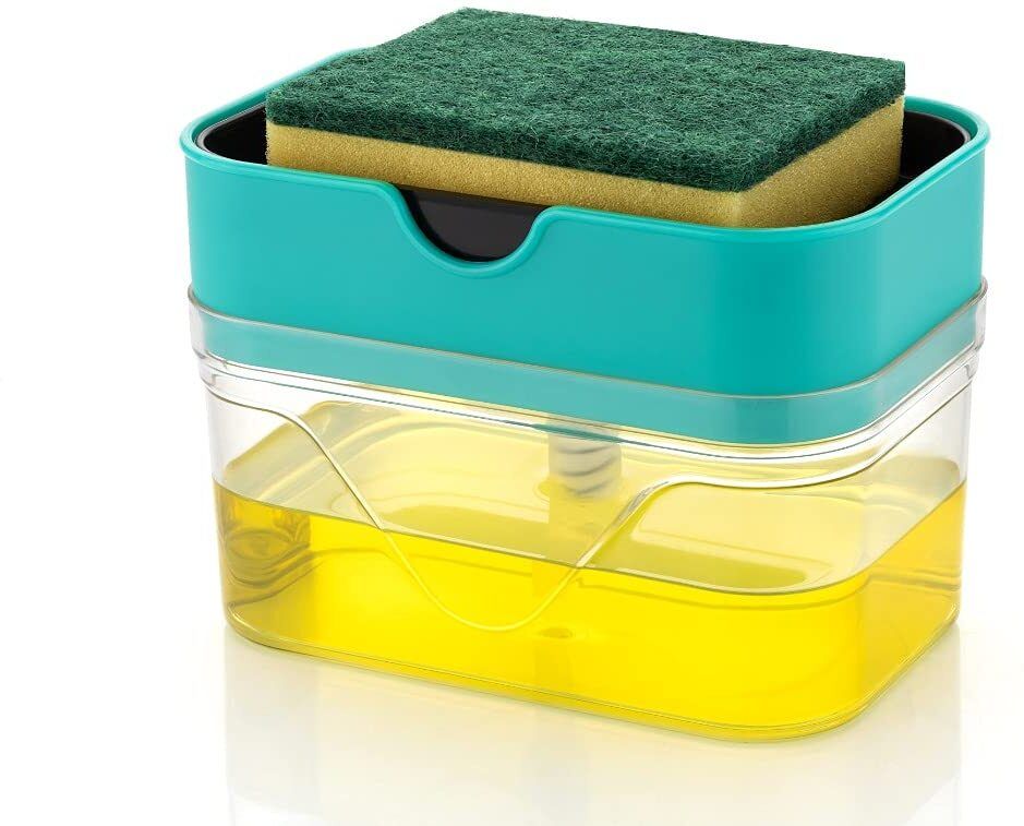 Liquid Soap Dispenser with Sponge Washing Machine Soap Dispenser-image-4