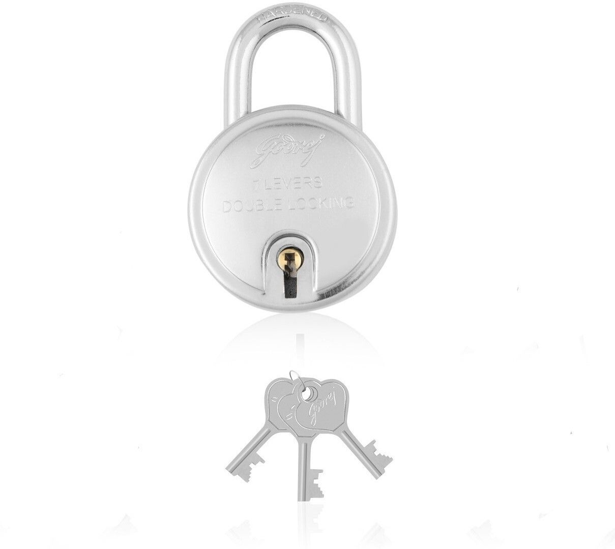 Round Padlock 7 Lever 3keys Padlock