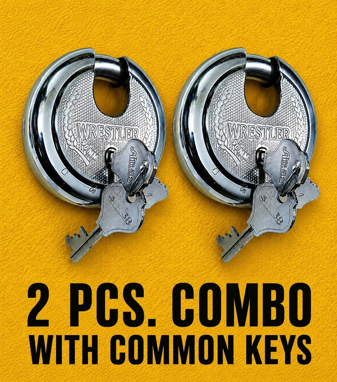 wrestler SHUTTER LOCK COMMON KEYS COMBO 1 Lock-picture-44