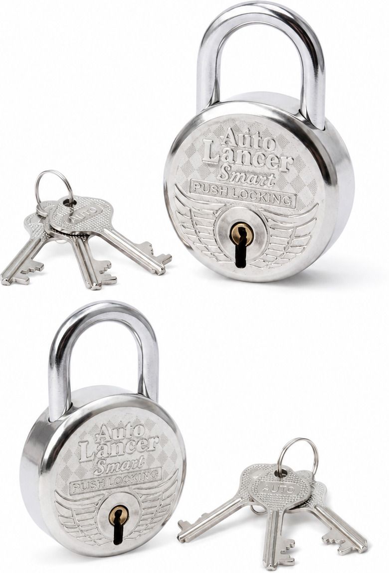 Lancer Smart 50mm Push Lock - Strong & Durable Security Set - Pack of 2 Padlock-image-31