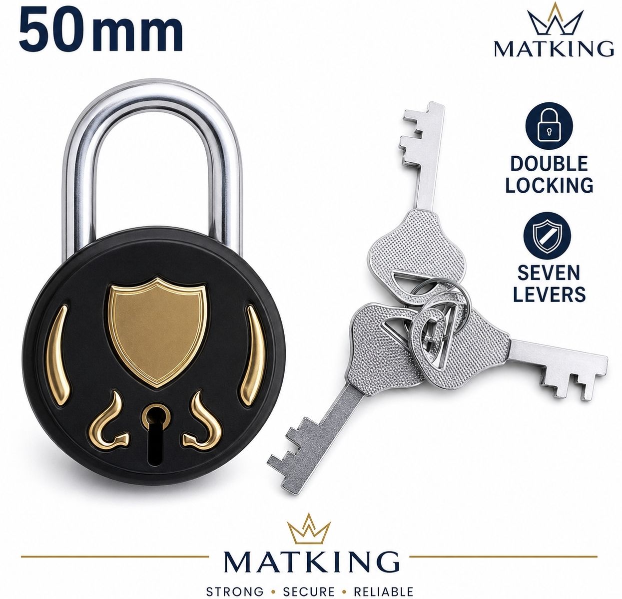 matking Lock 50mm Padlock-picture-41