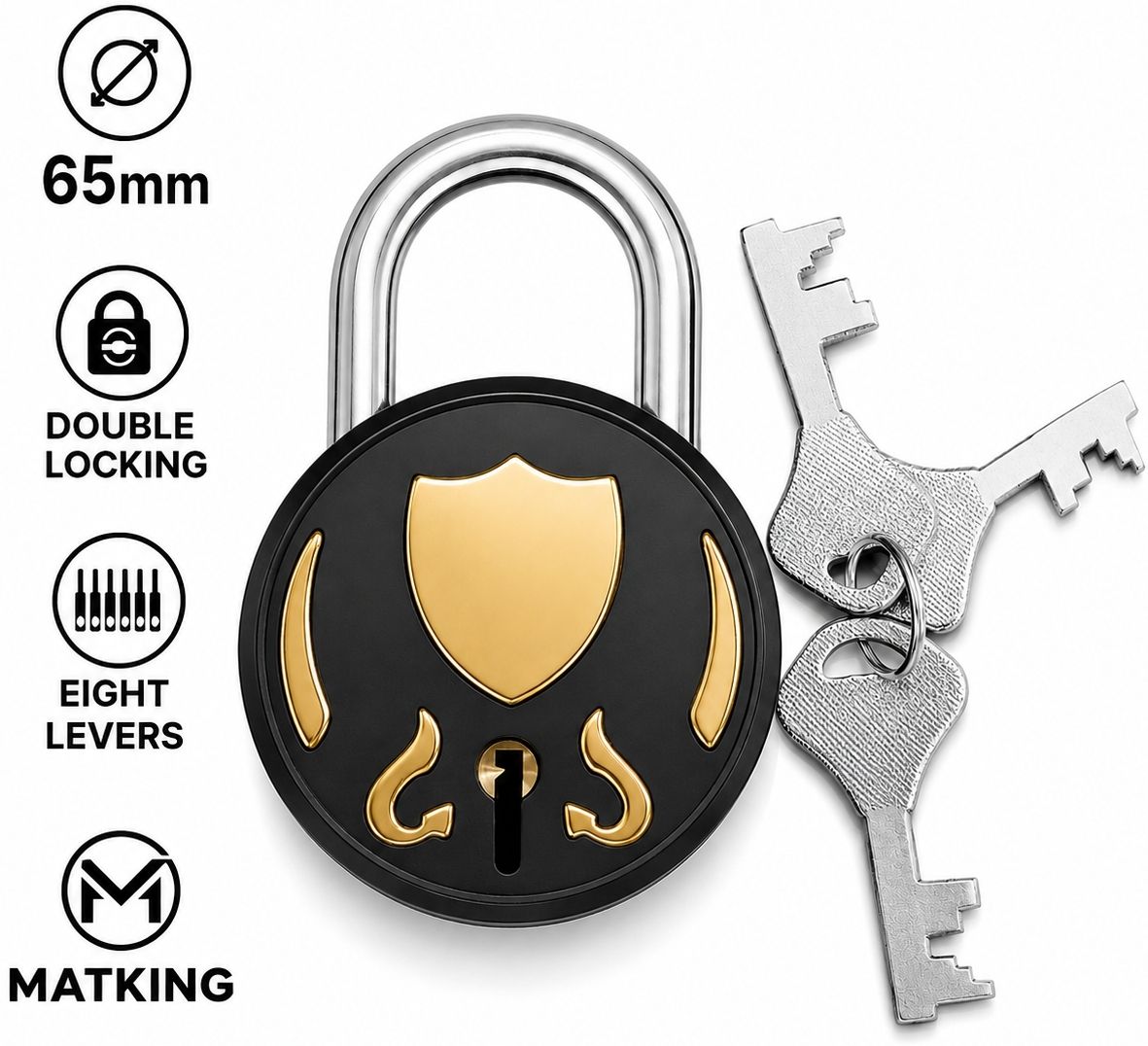 matking Lock 65mm Padlock-picture-44