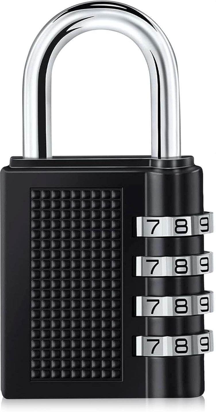 4 Digit Combination Security Padlock Resettable Metal Lock for Home Office Use Combination Lock-image-44