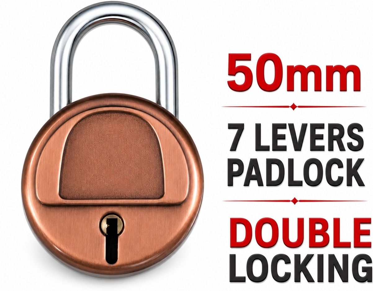 matking 50mm Lock Padlock-picture-40