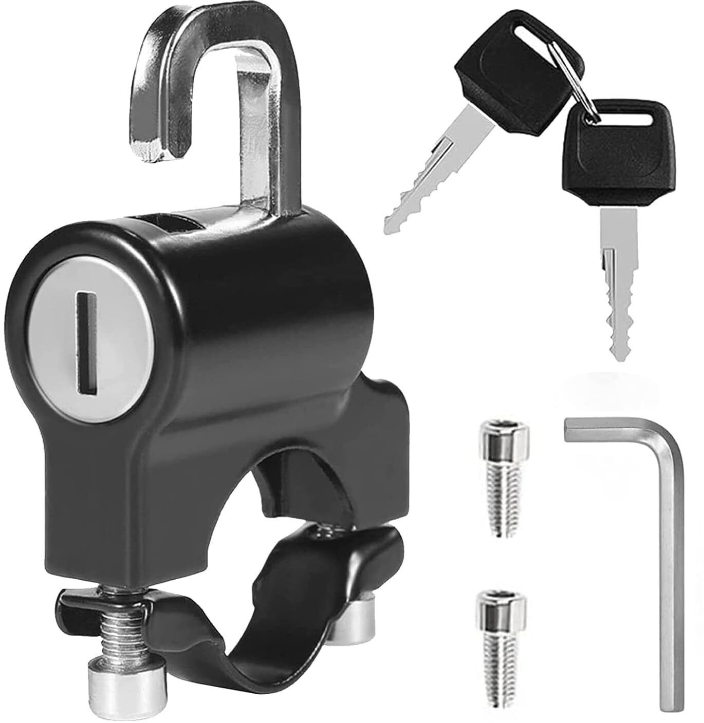 Aluminium Key Lock For Helmet