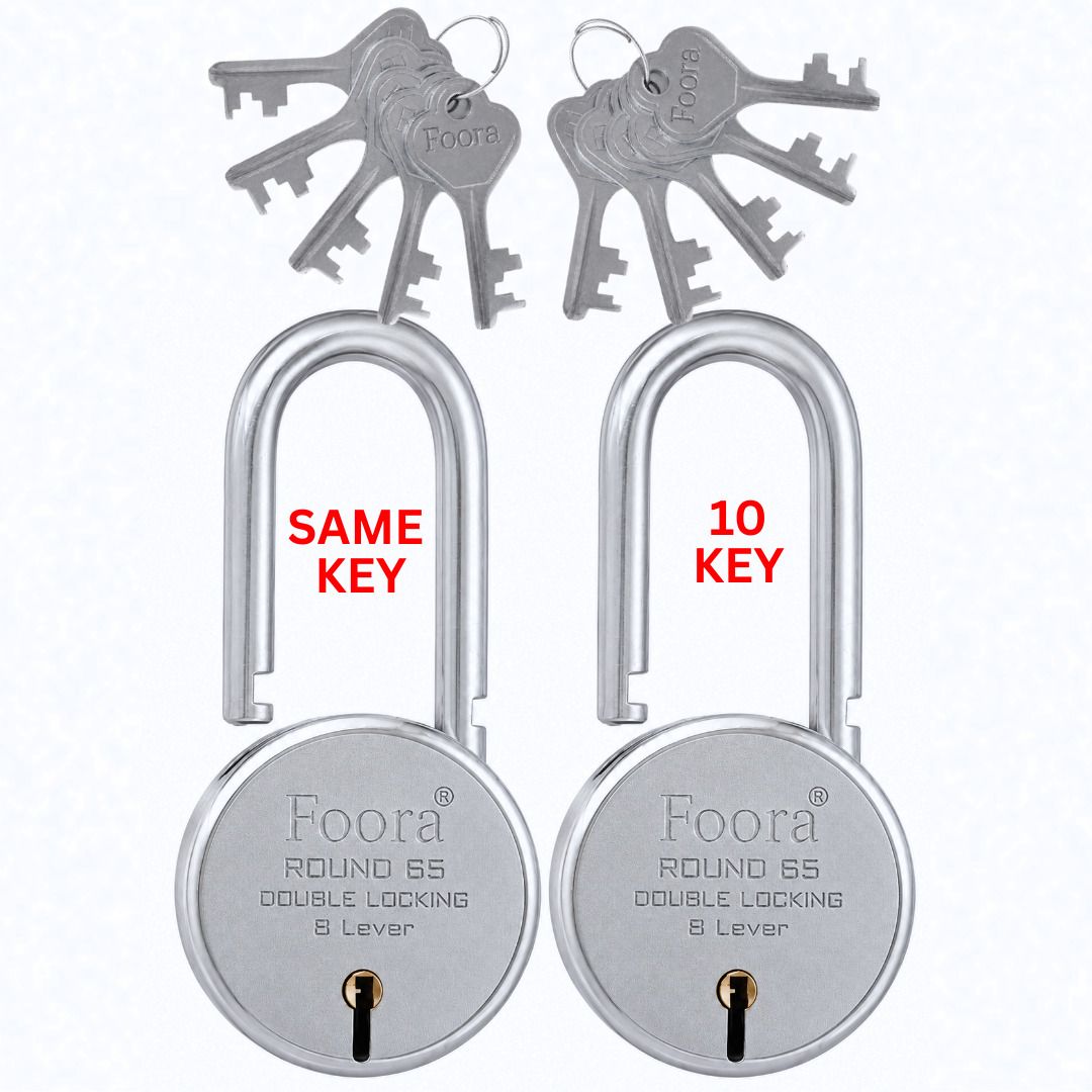 foora Same Key 65 LS | Pack of 2 |Comes with 5 Keys Each Set Lock-picture-45