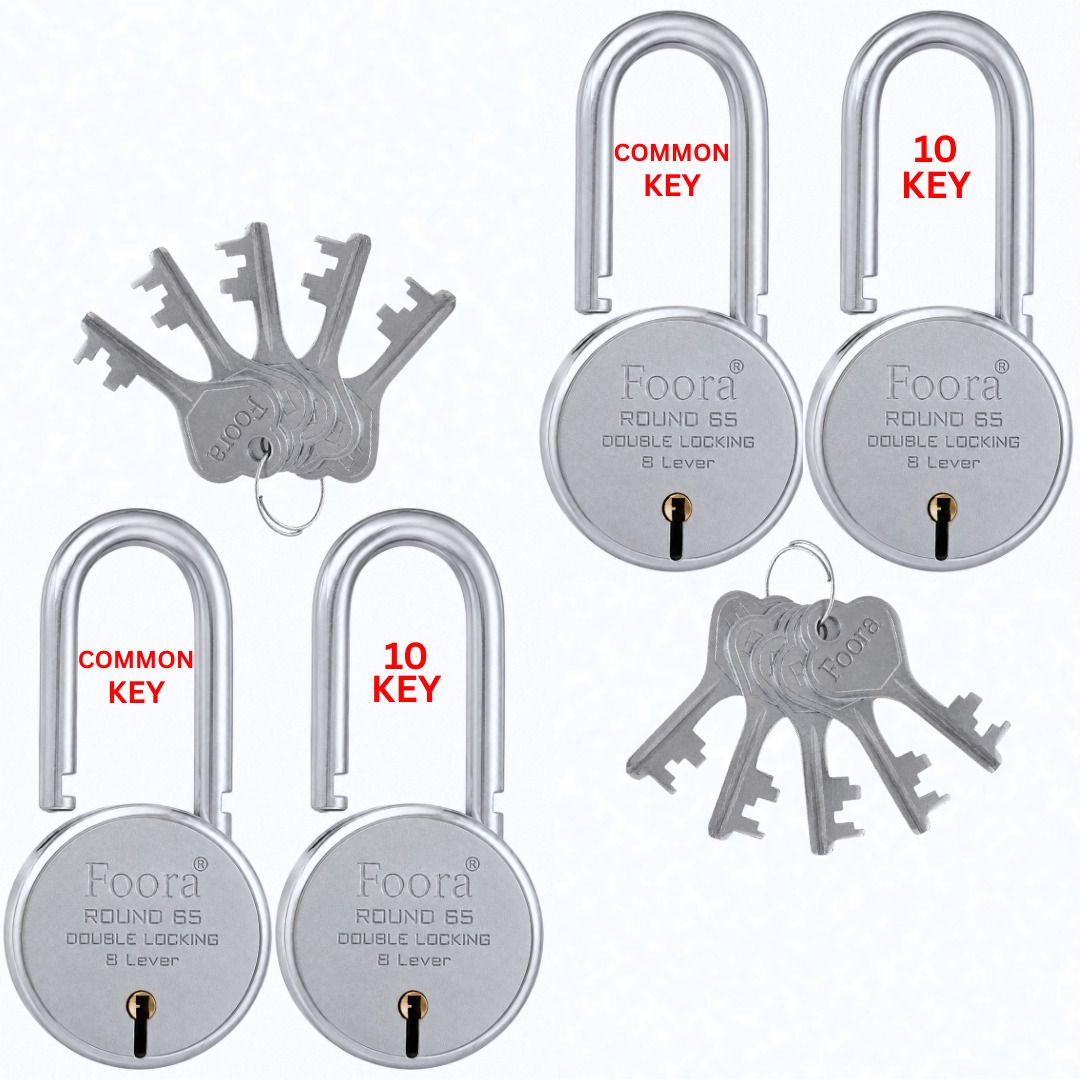 Common Key 65 LS | Pack of 4 |Comes with 10 Keys Lock-image-31