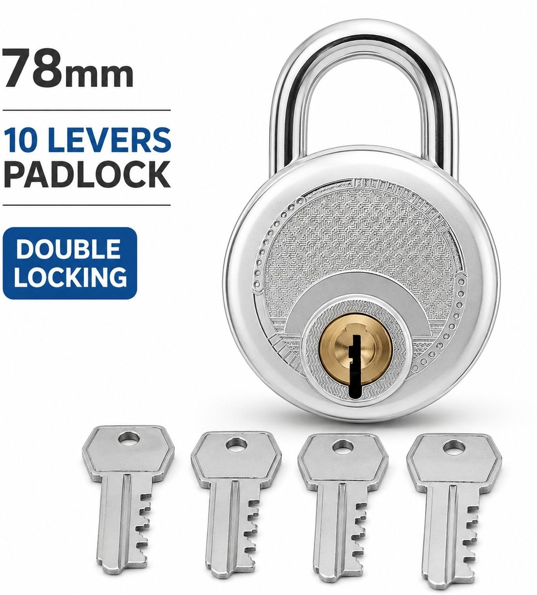 matking 78mm Lock Padlock-picture-48