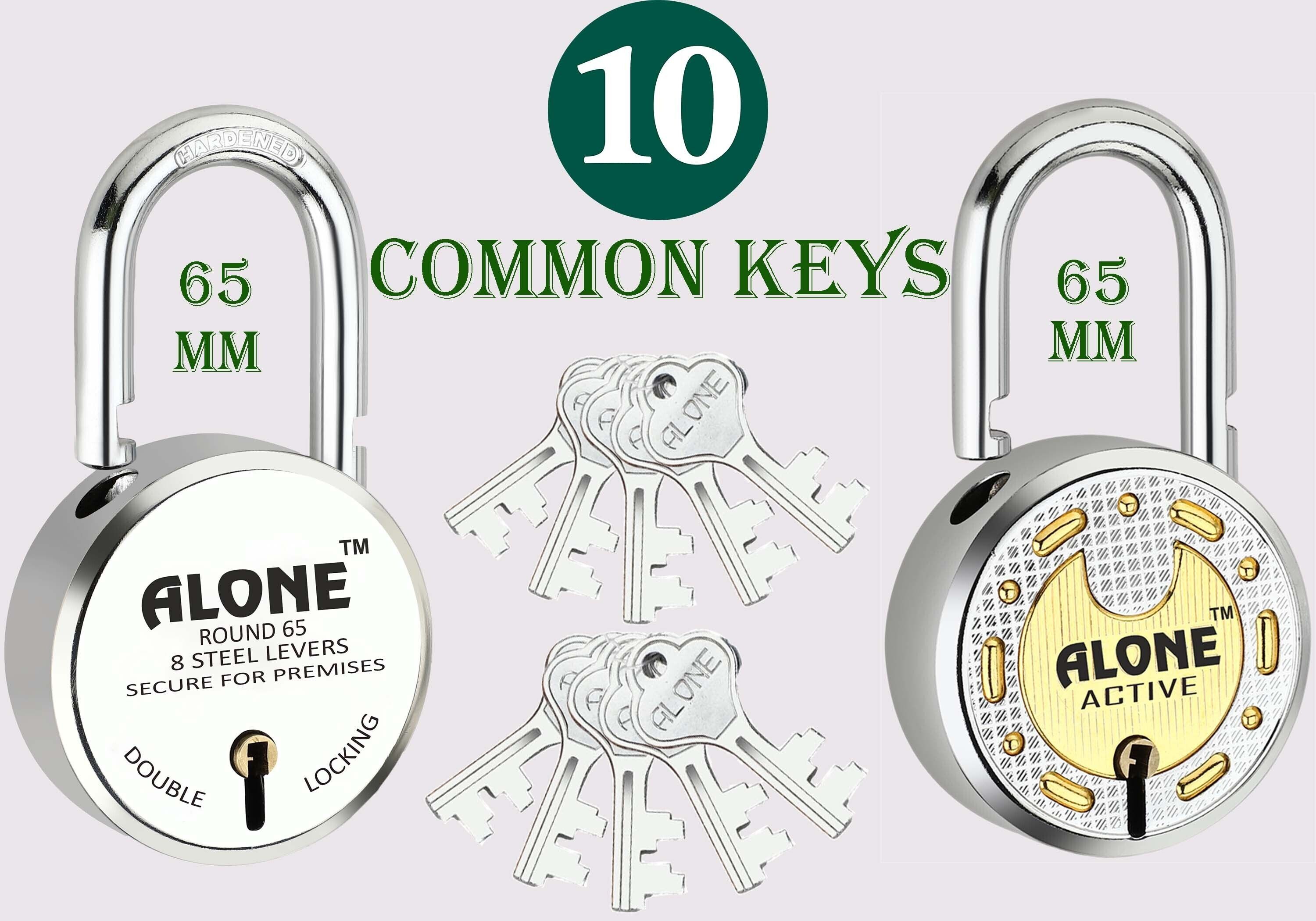 special round 65mm & active 65 lock for home gate & shop,10 same keys 2 locks padlock