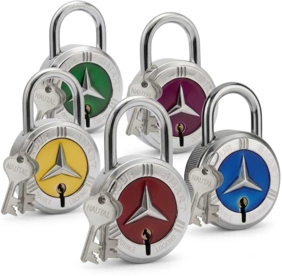 malaikah Saviour Smart 65mm Vibrant Color Locking System - Pack of 5 Padlock-picture-31