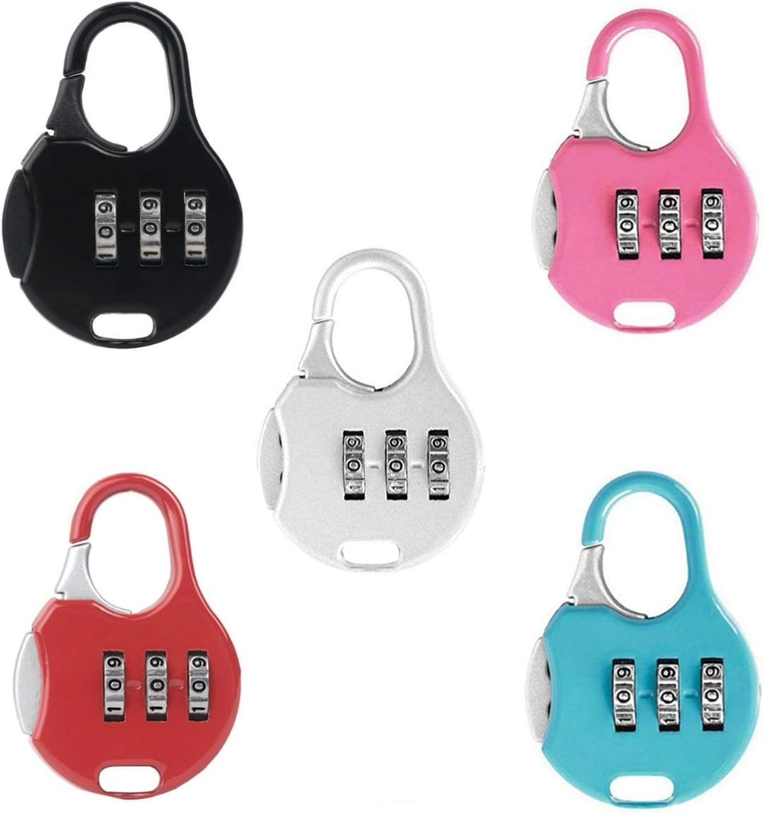 avt 4 Digit Resettable Combination padlock (pack of 2 ) Combination Lock-picture-23