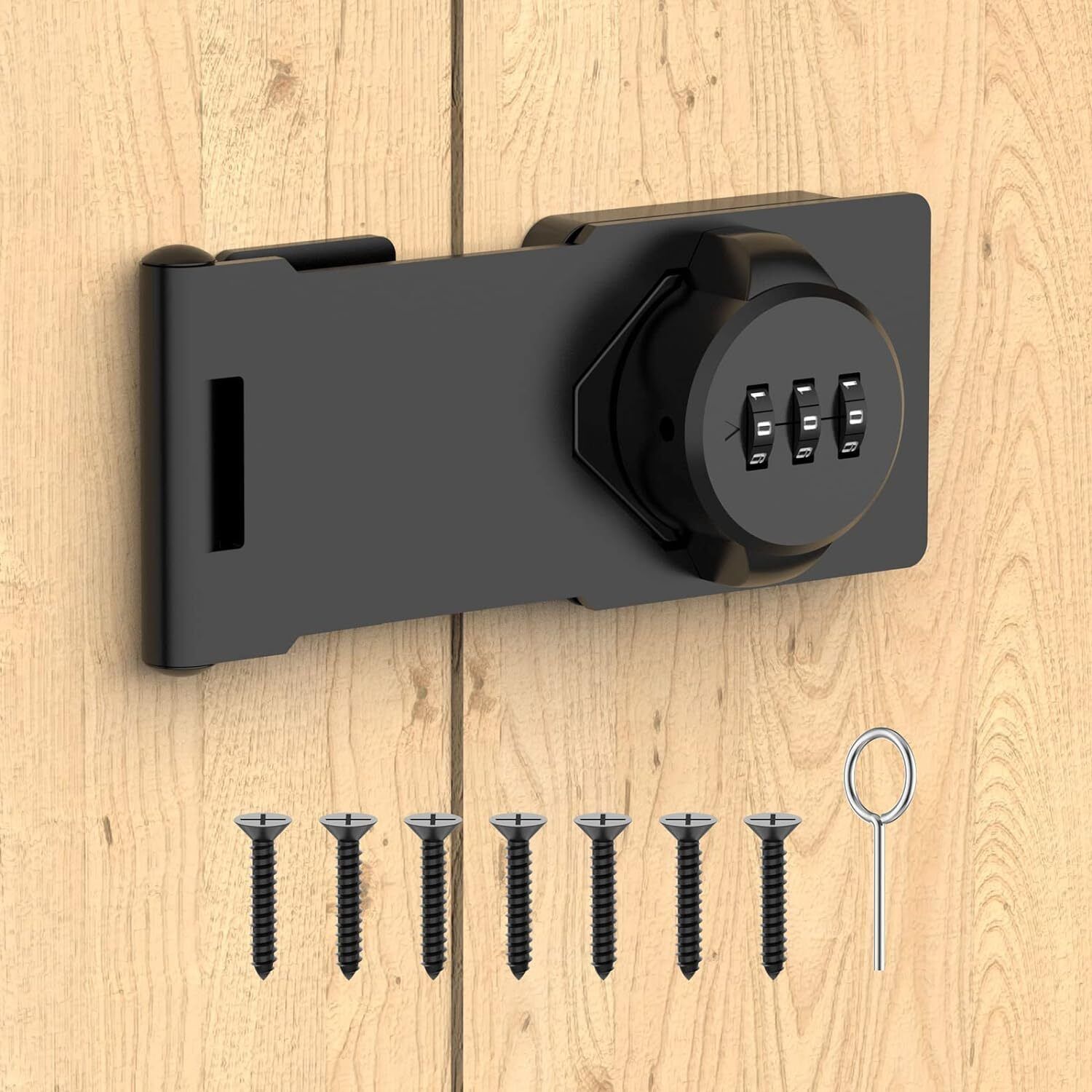 technoway Password Cabinet Lock Zinc Alloy 3-Digit Combination Rotary Latch Combination Lock-picture-6