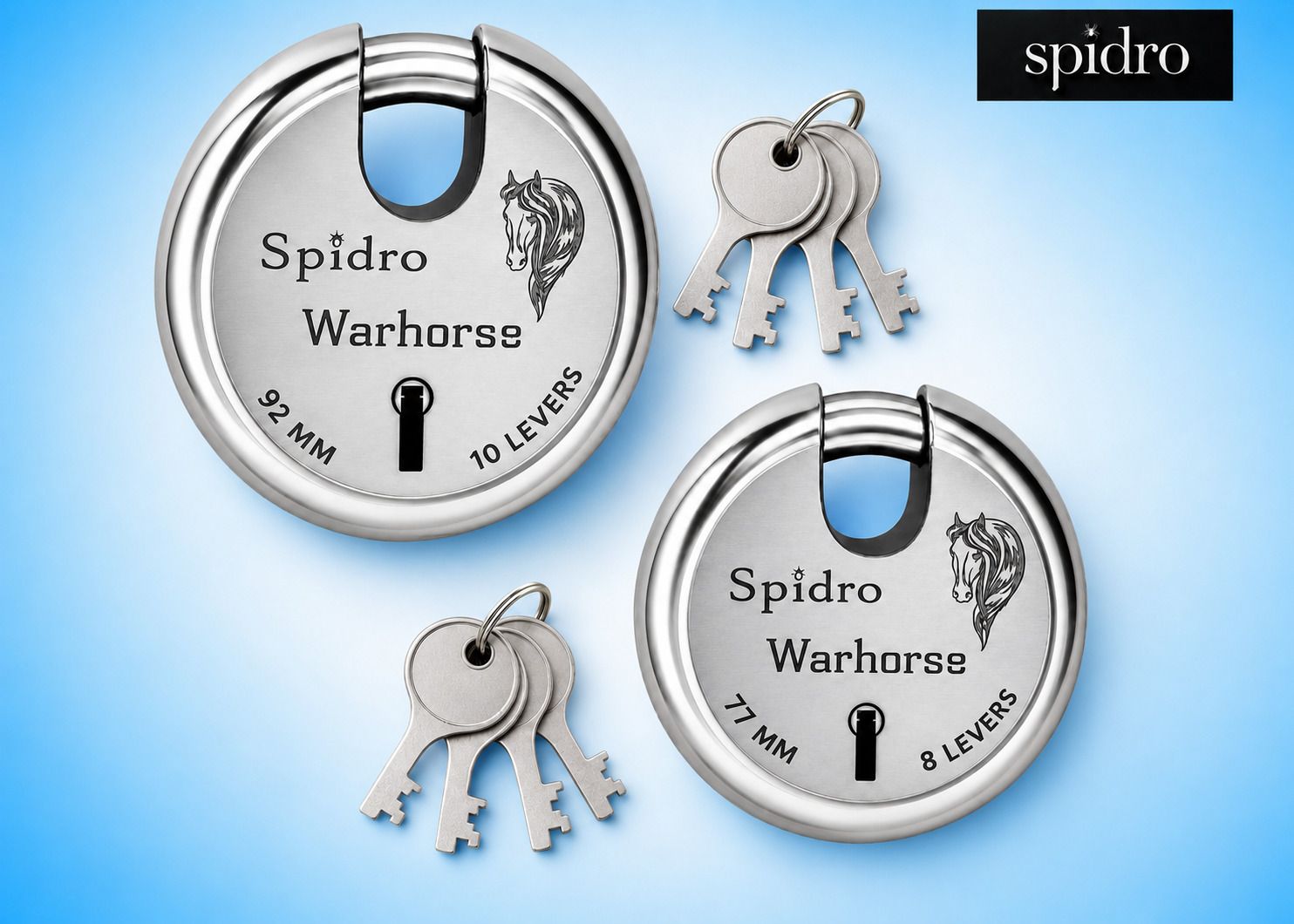 Warhorse Combo Set (92MM + 77MM) Lock Lock-image-0