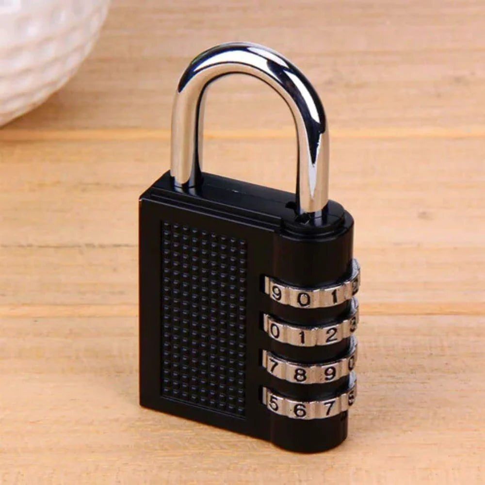 Multicolour 4-Digit Number Combination Anti-Theft Metal Lock Combination Lock-image-29
