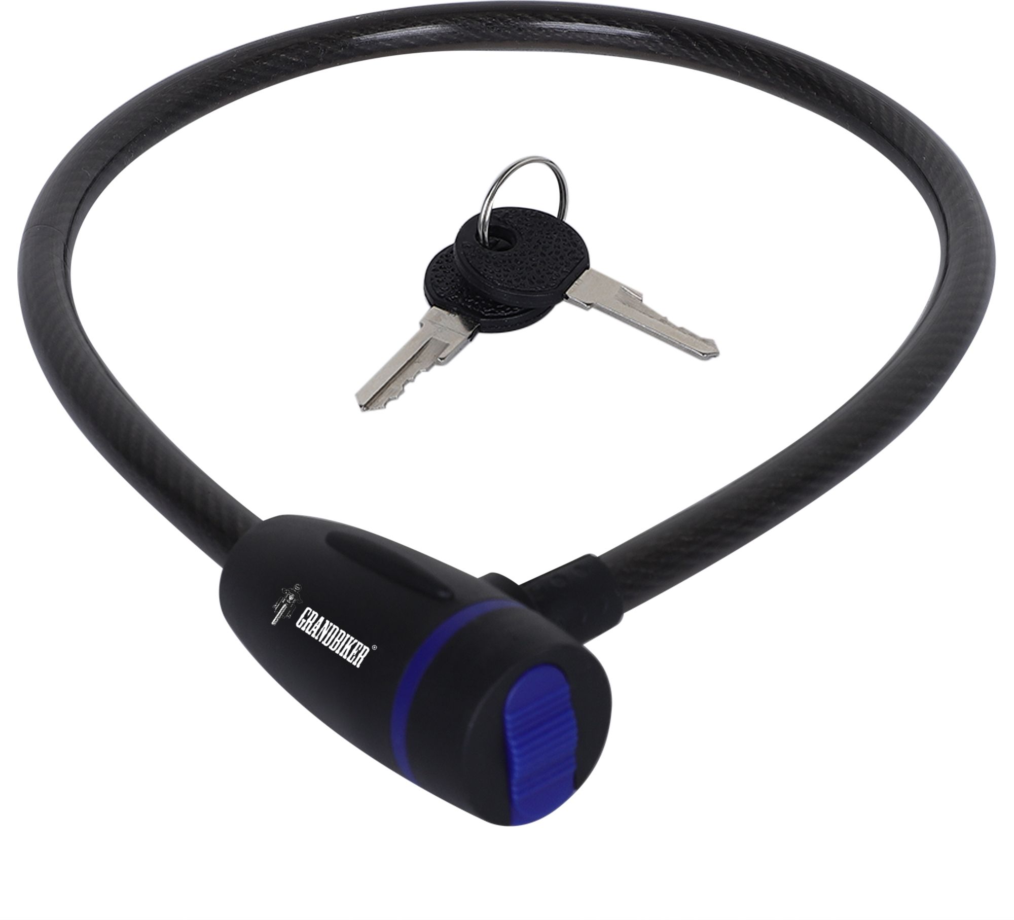 grandbiker Cable Lock with Keys – 0.65m Long, 10mm Thick PVC Coated Cut-Resistant Cable Cable Lock-picture-25