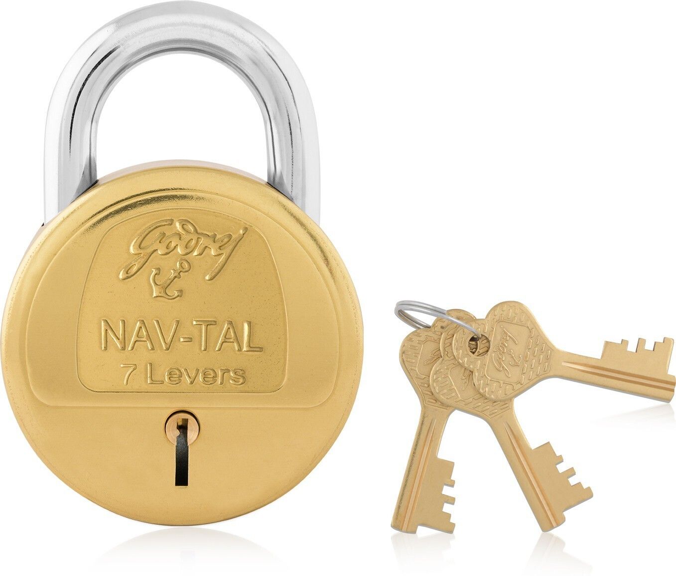 Nav-Tal 7 Levers 4 Keys Padlock-image-34