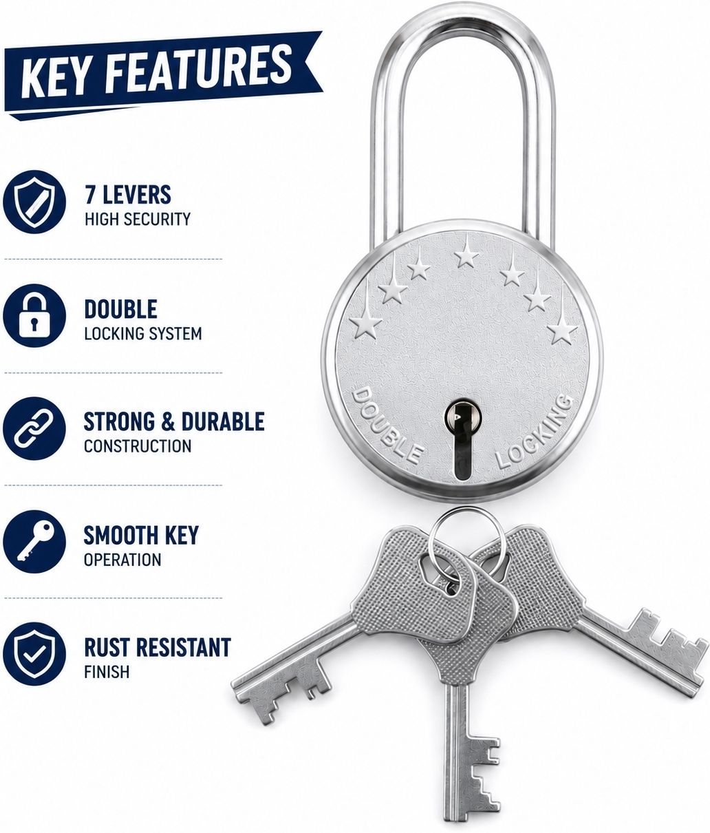 matking 50mm Lock Padlock-picture-46