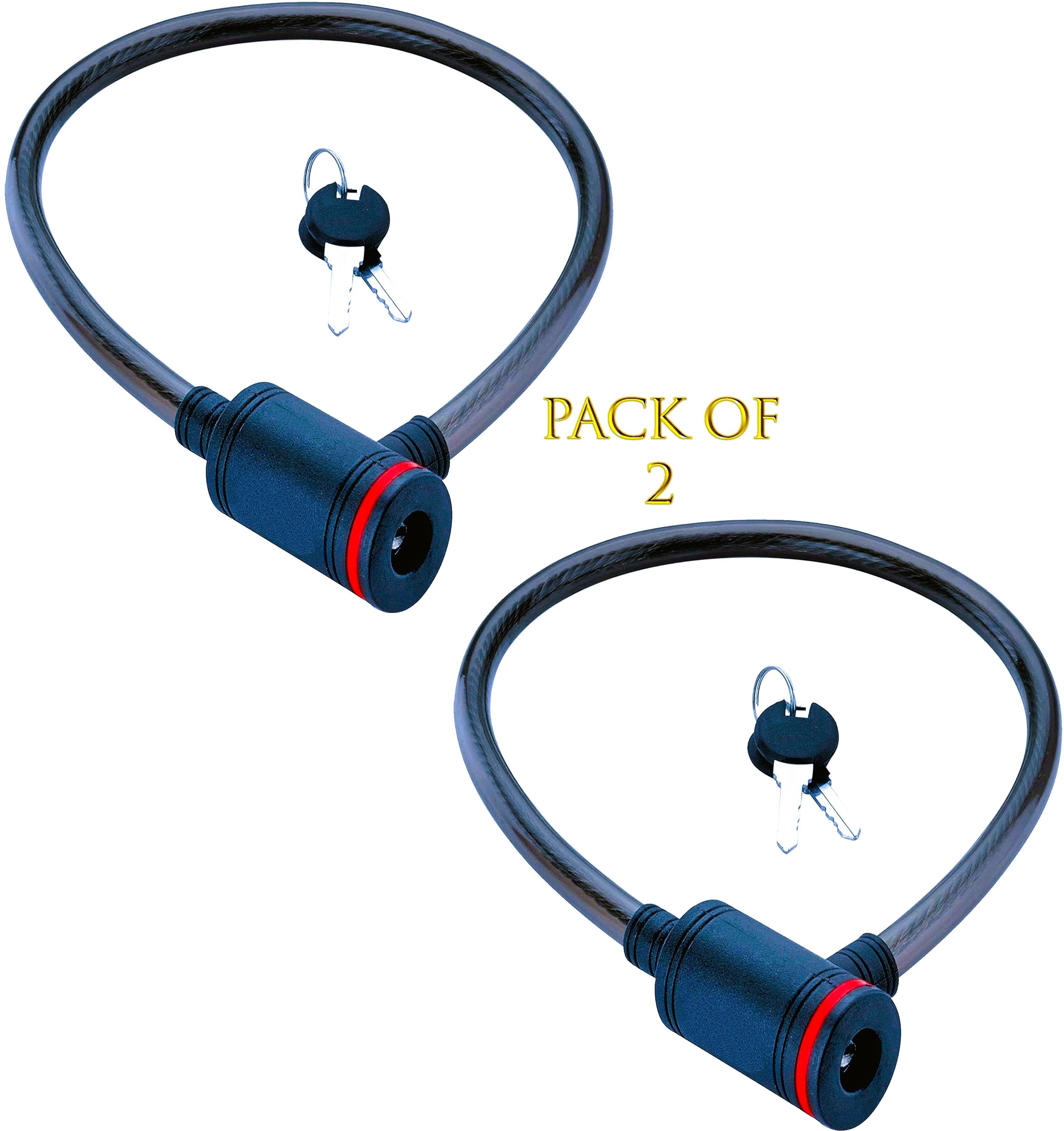 Multi Purpose Cable Locks | Bike Lock | Bicycle Lock | Helmets(Pack of 1) Bicycle Lock-image-26