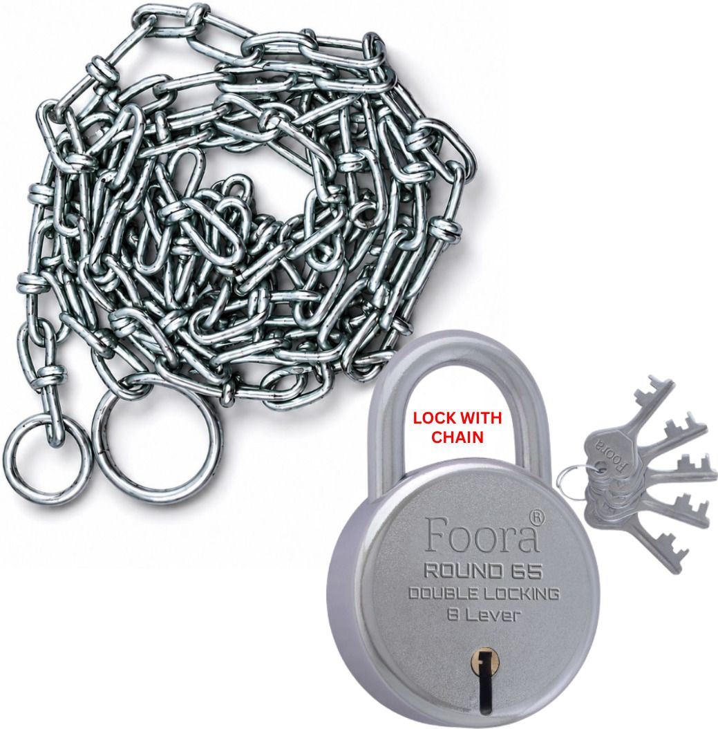 foora Chain with Lock | Round 65 |Comes with 3FT Chain Chain Lock-picture-27