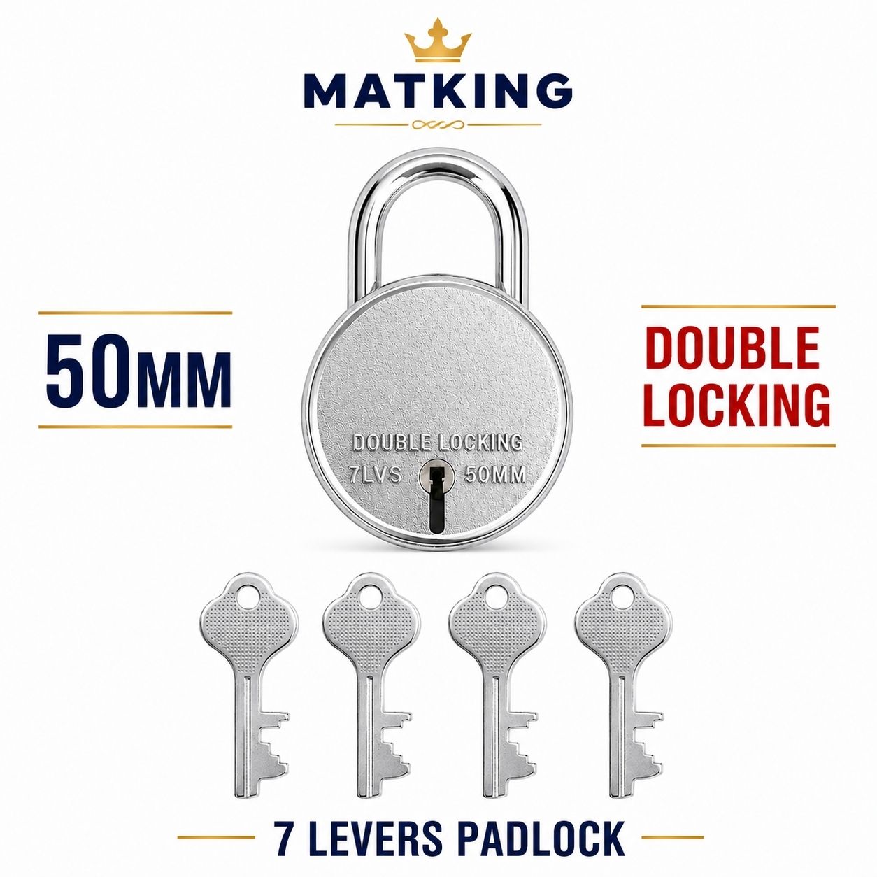 matking Lock 50mm Padlock-picture-45